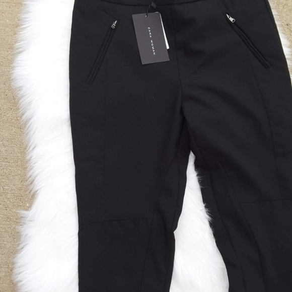 NWT ZARA WOMEN small size front zipper pant black - Picture 4 of 5